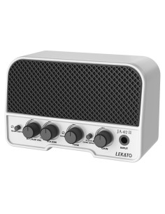 Amplificador de Guitarra LEKATO 5W Recargable Bluetooth Blanco
