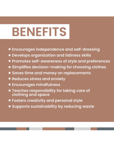 Armario Infantil Sweet Home From Wood Negro con Estante y Barra