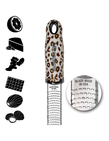 Rallador de Cítricos Microplane Premium Classic Leopardo 32x3.5cm