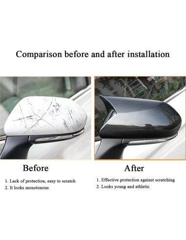 Cubierta Espejo Lateral Rifoda para Toyota Camry 2018-2025 ABS