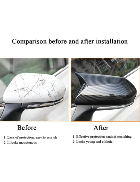 Cubierta Espejo Lateral Rifoda para Toyota Camry 2018-2025 ABS