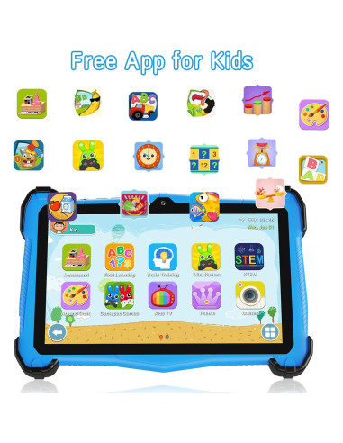 Tableta para Niños Fivahiva 7" Android 14, 10GB RAM, 64GB ROM