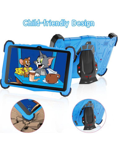 Tableta para Niños Fivahiva 7" Android 14, 10GB RAM, 64GB ROM