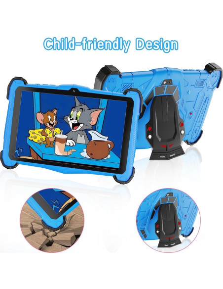 Tableta para Niños Fivahiva 7" Android 14, 10GB RAM, 64GB ROM