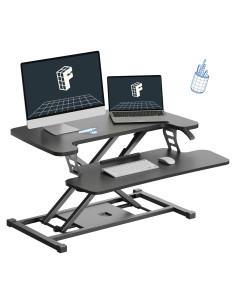 Convertidor de Escritorio de Pie FLEXISPOT MT137 Negro 28"