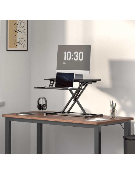 Convertidor de Escritorio de Pie FLEXISPOT MT137 Negro 28"