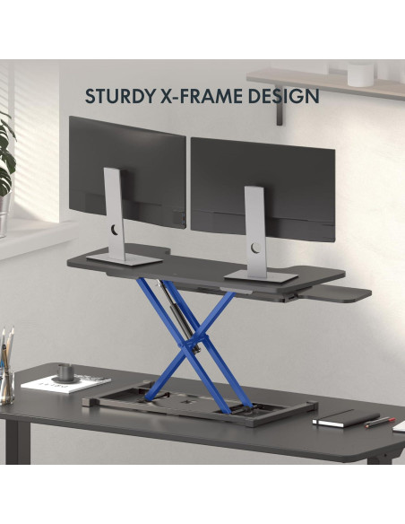 Convertidor de Escritorio de Pie FLEXISPOT MT137 Negro 28"