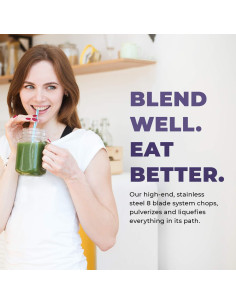 Licuadora Cleanblend 1800W 64oz Profesional Libre BPA 2