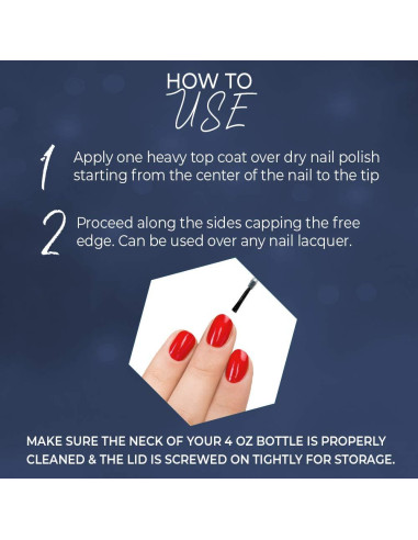 Seche Vive Kit Profesional Top Coat Gel 113.4 ml + Recarga 14.8 ml