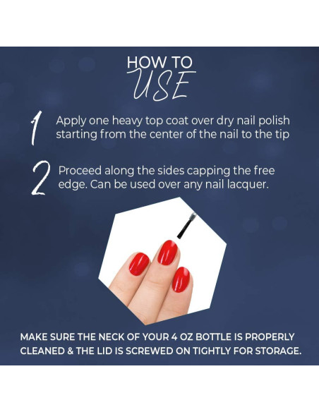 Seche Vive Kit Profesional Top Coat Gel 113.4 ml + Recarga 14.8 ml