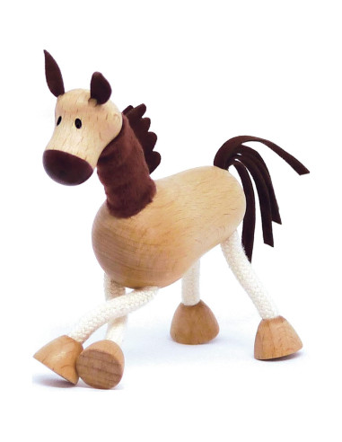 Juguetes de Animales de Madera Anamalz - 5 Figuras Poseables