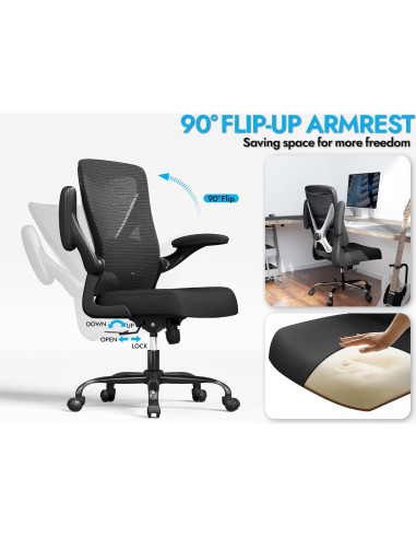 Silla de Oficina Ergonómica Ergalithic X100-2 con Soporte Lumbar
