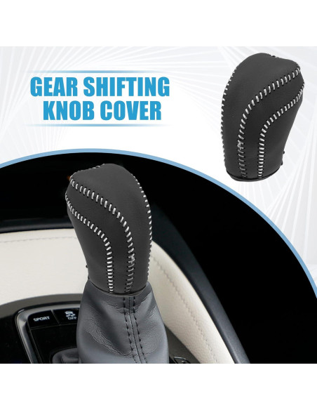 Cubierta de perilla de cambio Toyota Camry 2018-2023 Gris PU