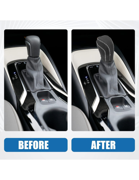 Cubierta de perilla de cambio Toyota Camry 2018-2023 Gris PU