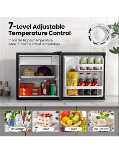 Mini Nevera Antarctic Star BC-46S 45.4L con Congelador 2