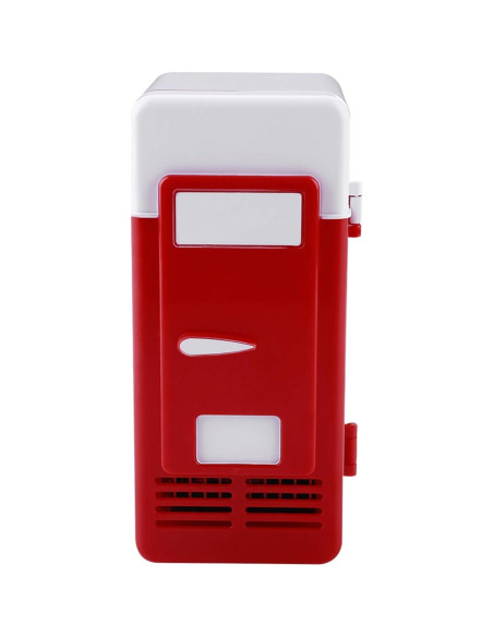 Mini Refrigerador USB TOPINCN Enfriador y Calentador 19.4cm Rojo
