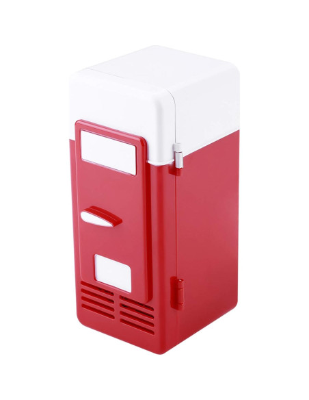Mini Refrigerador USB TOPINCN Enfriador y Calentador 19.4cm Rojo