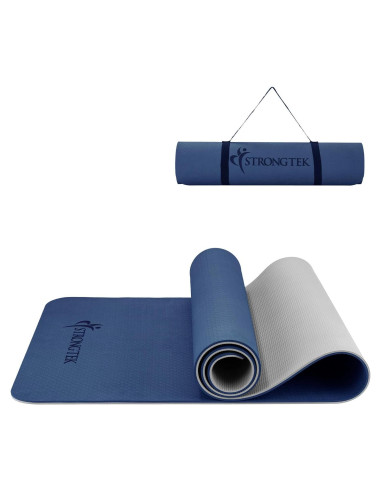 Alfombrilla de Yoga Ecológica StrongTek 182x61cm Antideslizante