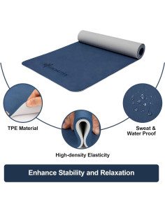 Alfombrilla de Yoga Ecológica StrongTek 182x61cm Antideslizante 2