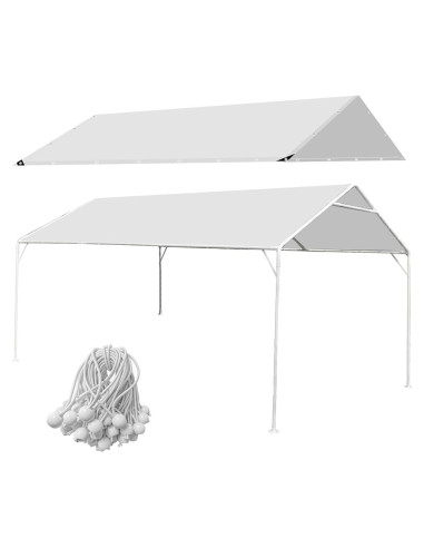 Cubierta de Toldo Eunika 10x6 m Impermeable y Anti-UV