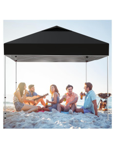 Carpa portátil DYTesa 3x3m con pared lateral y accesorios