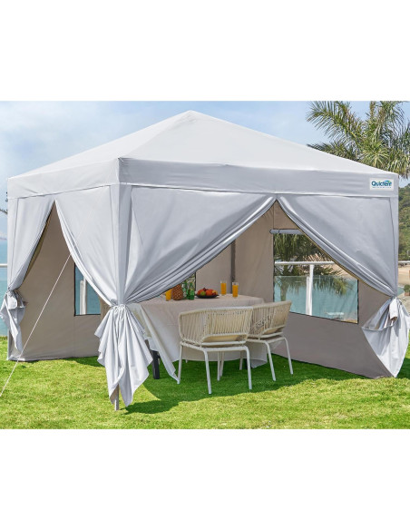 Carpa Plegable Quictent 3x3m Impermeable con 4 Paredes Laterales