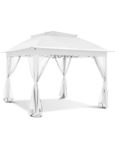 Gazebo Pop Up Joyside 3.35m x 3.35m Blanco con Mosquitera 2