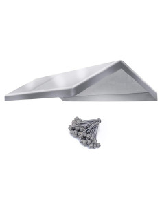 Cubierta de Techo Fuerte Camello 3.38x5.92m Impermeable Plata