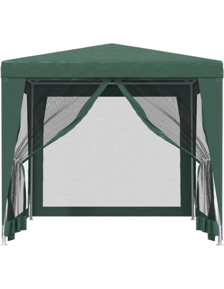 Carpa de Fiesta FUDUGEHMIOFWFJJ 2.5m Verde con Paredes de Malla