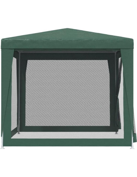 Carpa de Fiesta FUDUGEHMIOFWFJJ 2.5m Verde con Paredes de Malla
