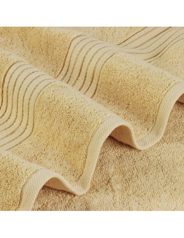 Juego de Toallas de Baño Utopia 4 Piezas 100% Algodón Beige