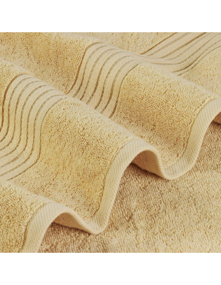 Juego de Toallas de Baño Utopia 4 Piezas 100% Algodón Beige