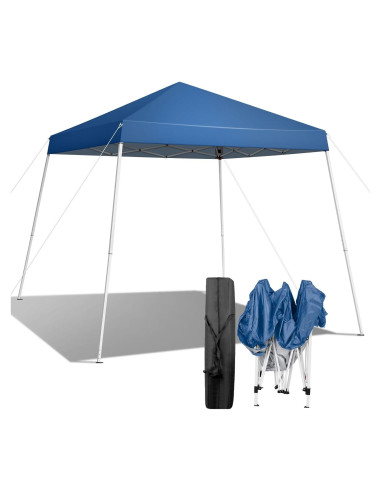 Carpa Plegable 2.5x2.5m SWLJKU Impermeable Azul con Bolsa