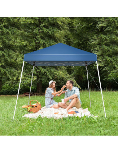 Carpa Plegable 2.5x2.5m SWLJKU Impermeable Azul con Bolsa