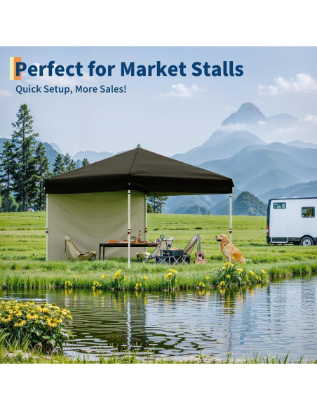 Carpa Plegable Takywep 3 Paredes 3x3m Impermeable UV