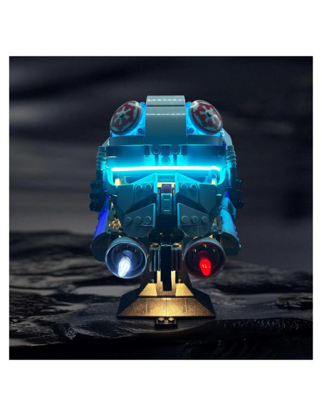 Kit de Luz LED BRIKGLOW para Lego 75429 Casco AT-AT