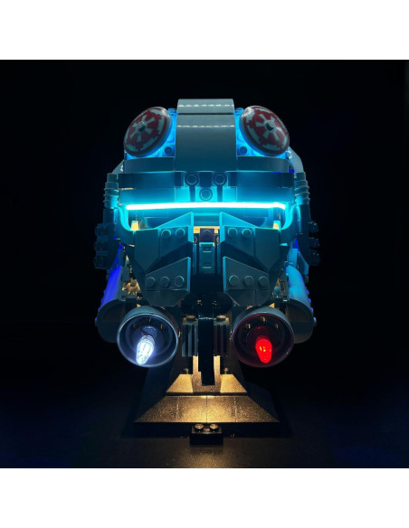 Kit de Luz LED BRIKGLOW para Lego 75429 Casco AT-AT