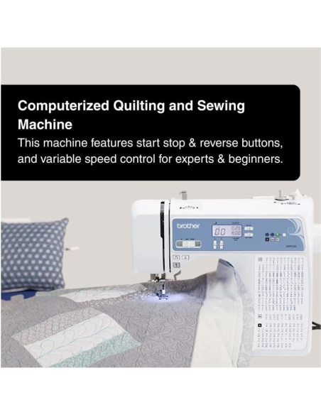 Máquina de Coser Brother XR9550 Computarizada con Funda y Hilo