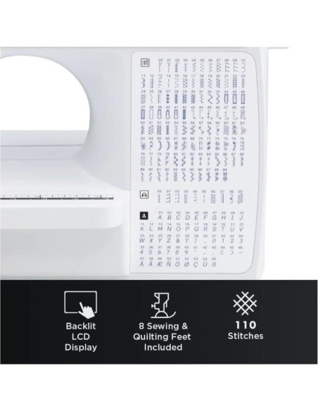 Máquina de Coser Brother XR9550 Computarizada con Funda y Hilo