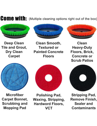 Fregadora de Pisos Comercial HHQ Orbital 1100W 2000 RPM