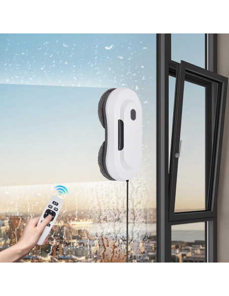 Robot Limpiador de Ventanas Pinkelin 2800 Pa Automático 20-30m