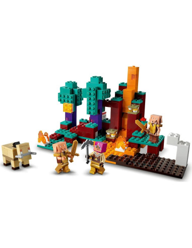 LEGO Minecraft El Bosque Deformado 21168 - 287 Piezas