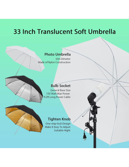 Kit de Iluminación Fotográfica GarveeTech con Softbox y Fondos