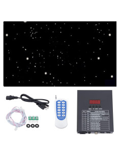 Cortina de Telón de Fondo LED Betteri 3x4m Control Remoto