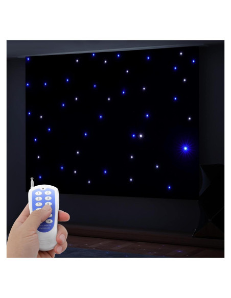 Fondo de Escenario LED 6x3m GEYOUTANG Cortina de Estrellas
