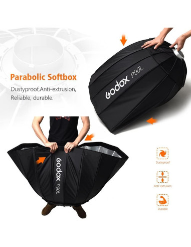 Disparador Inalámbrico Godox XPro-S TTL para Sony con Softbox P90L