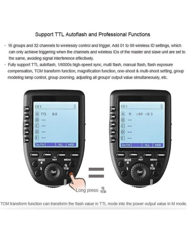 Disparador Inalámbrico Godox XPro-S TTL para Sony con Softbox P90L