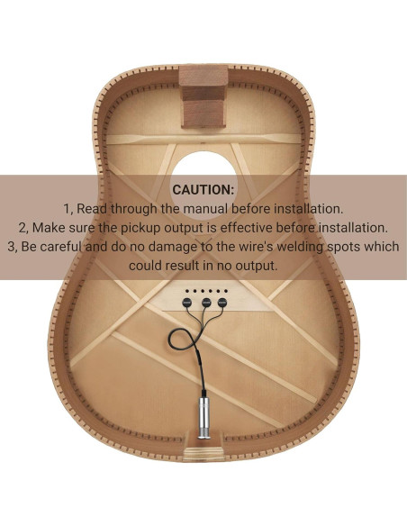 Micrófono de Contacto AMUMU BOUNTIFUL para Guitarra Acústica