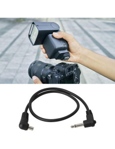 2 Cables de Sincronización PC 3.5mm para Fotografía Estudio 2