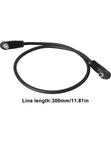 2 Cables de Sincronización PC 3.5mm para Fotografía Estudio